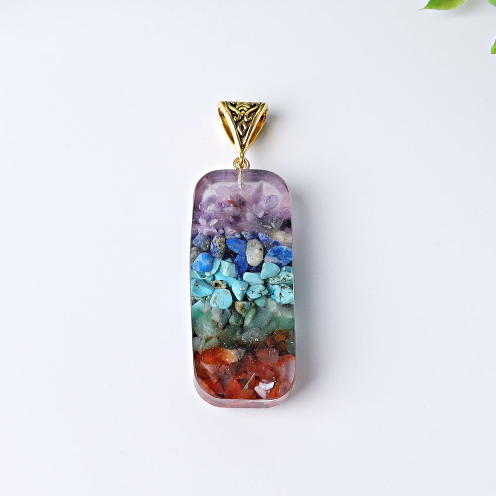 2.2" Chakra Pendant Wholesale Crystals