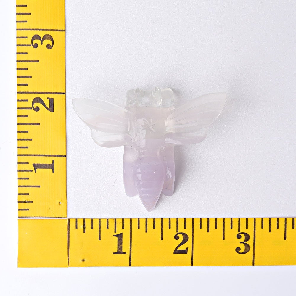 2.4" Fluorite Bumble Bee Crystal Carvings Wholesale Crystals