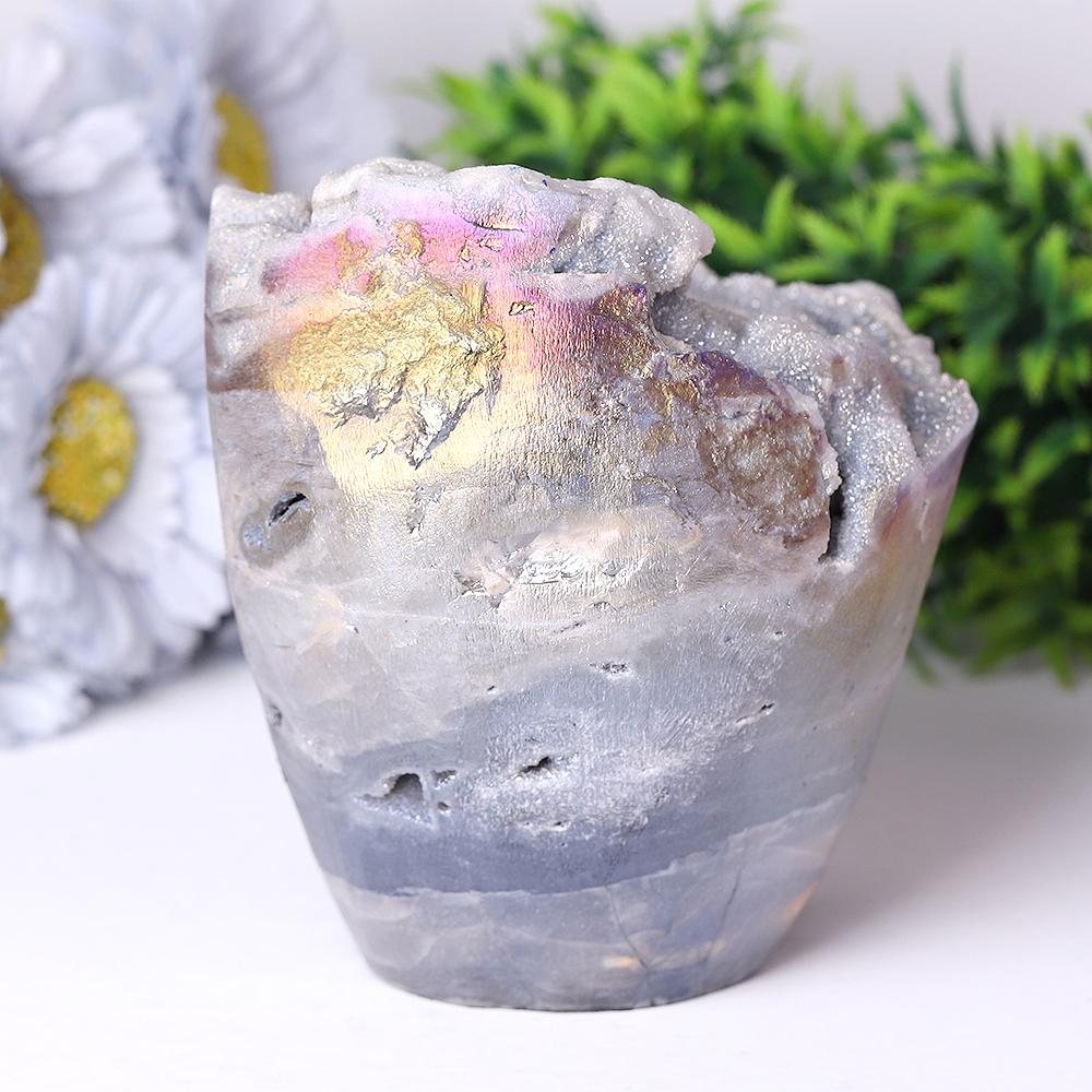 Aura Druzy Crystal Skull Carvings Wholesale Crystals