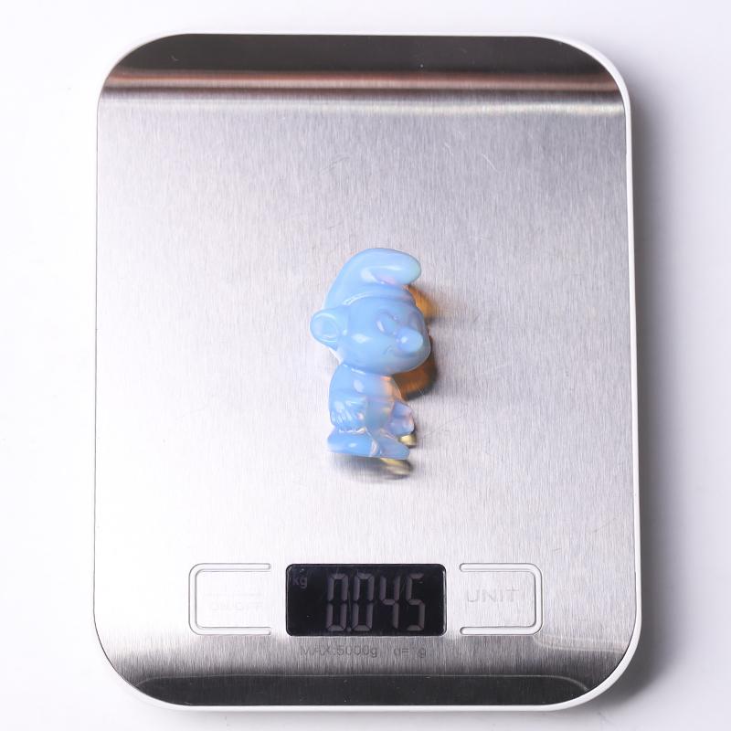 2" Blue Opalite Smurfs Crystal Carvings Wholesale Crystals