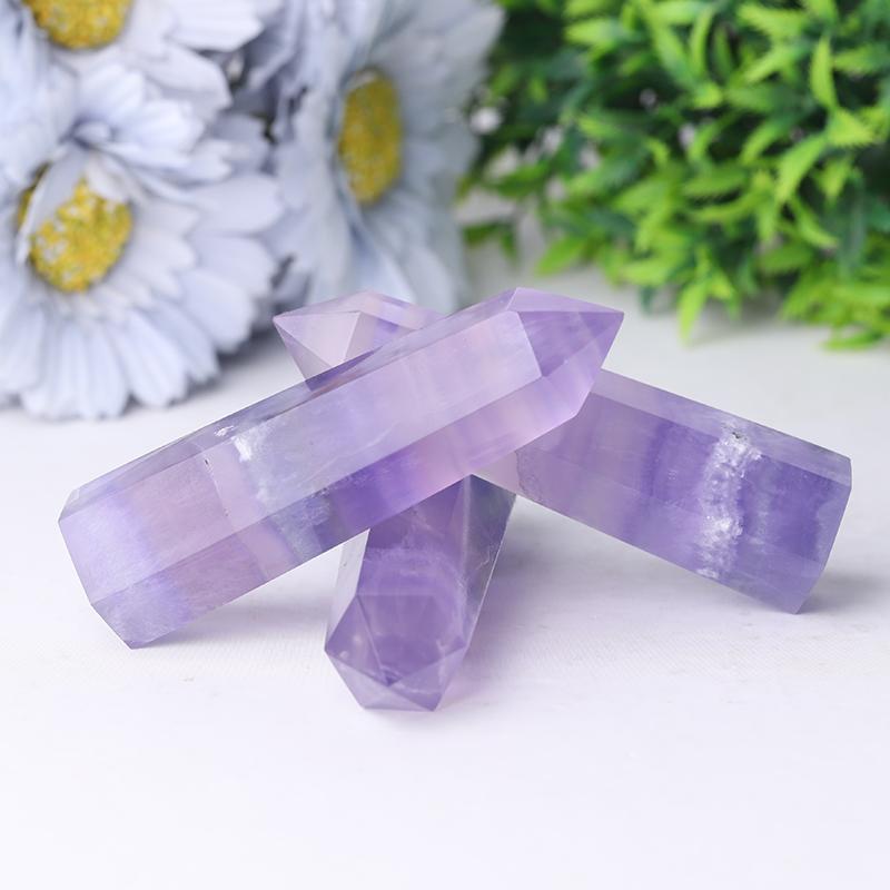 2.4"-4.5" Flourite Crystal tower Wholesale Crystals