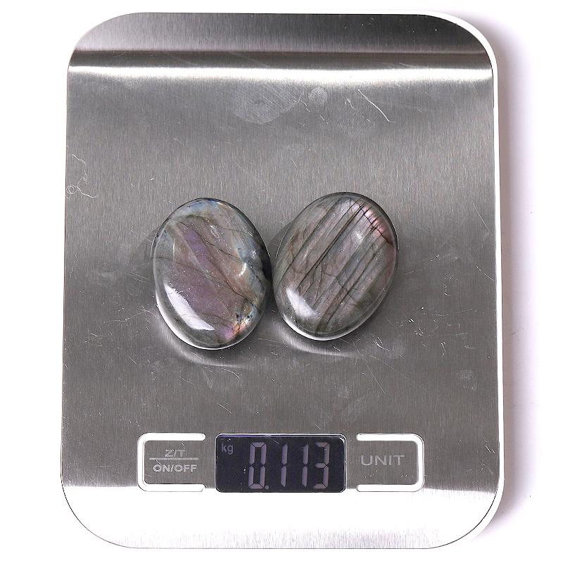 1.5"-2.0" Labradorite Tumbles Palm stones Wholesale Crystals