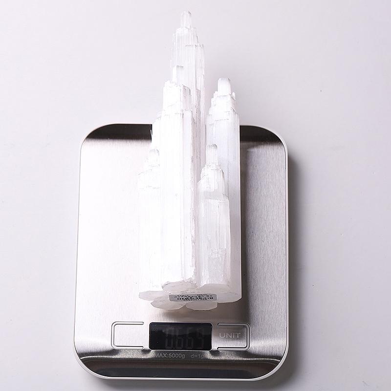 7.5" Selenite Skyscraper Tower Wholesale Crystals