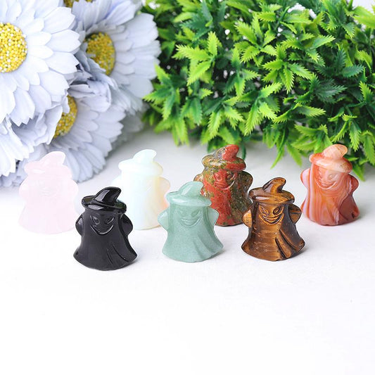 1.5" The Ghost Crystal Carvings for Halloween Wholesale Crystals