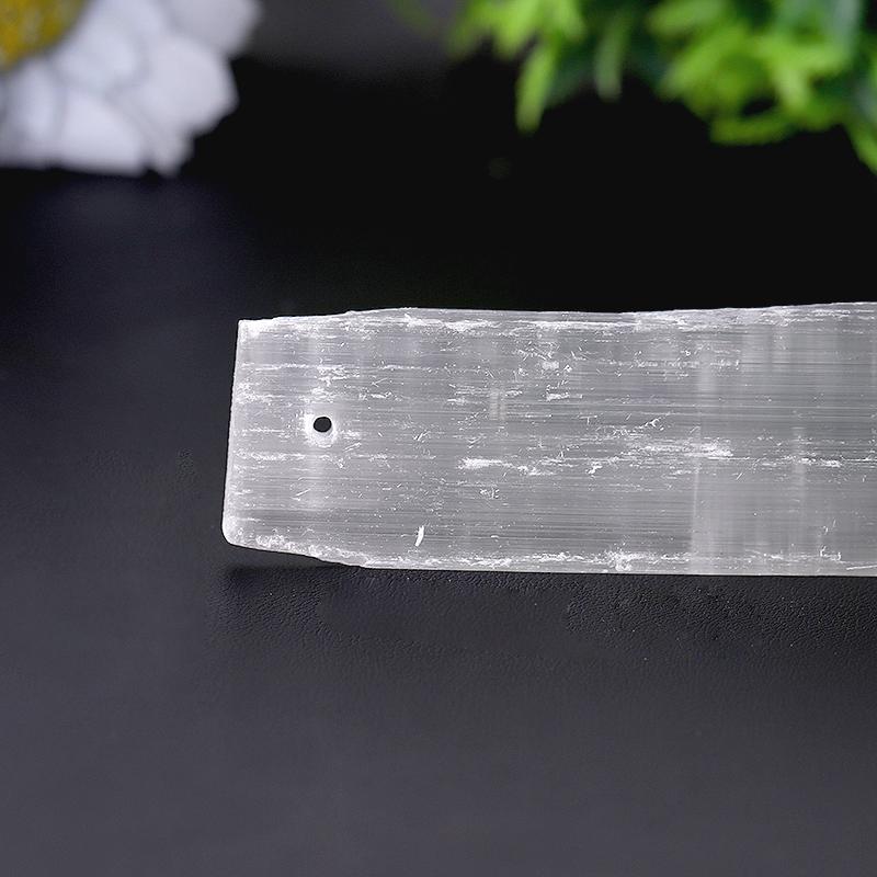 Drilled Selenite Wand for Hanging Wholesale Crystals
