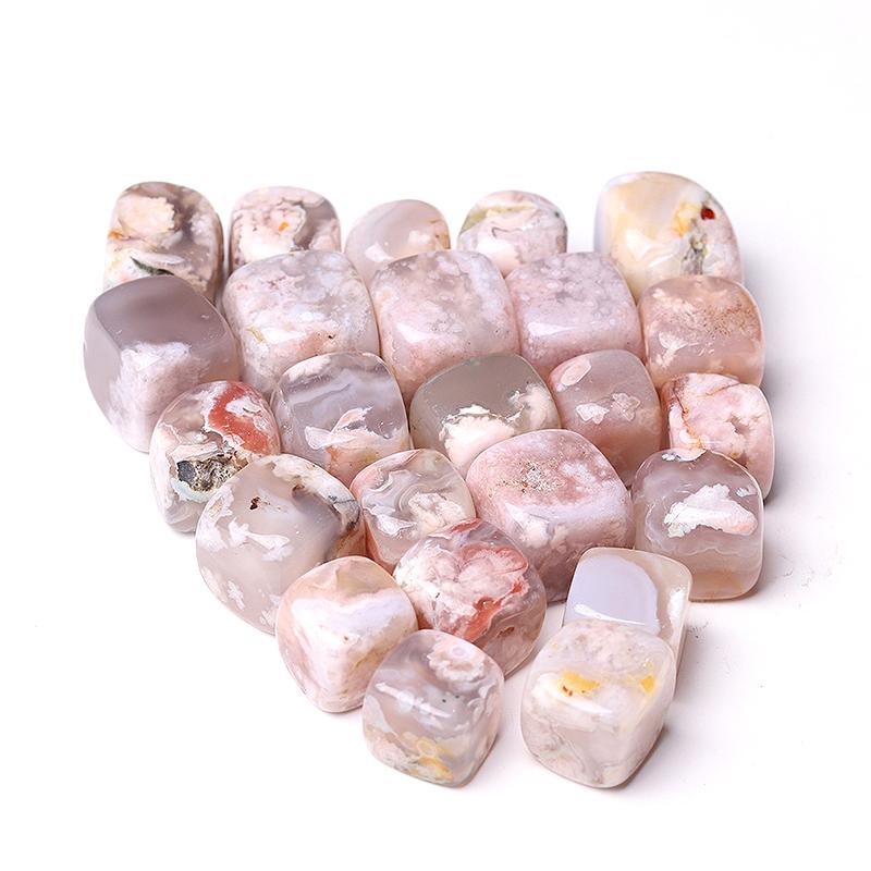 0.1kg 20mm-25mm Flower Agate Cubes Wholesale Crystals
