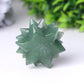 2" Green Aventurine Flower Crystal Carving Wholesale Crystals
