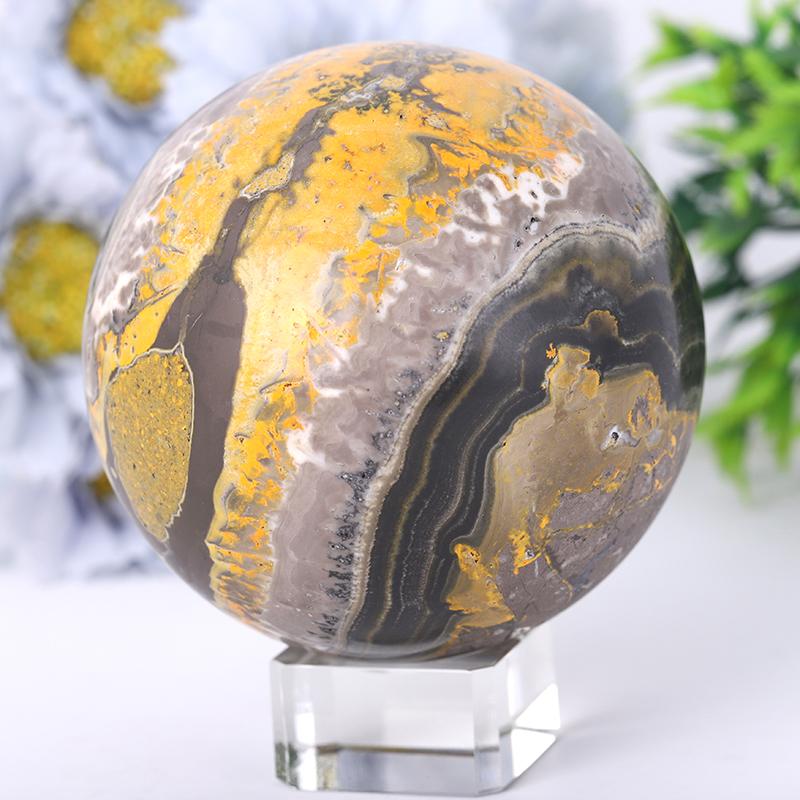 2.5"-4.5" Bumble Bee Jasper Sphere Wholesale Crystals