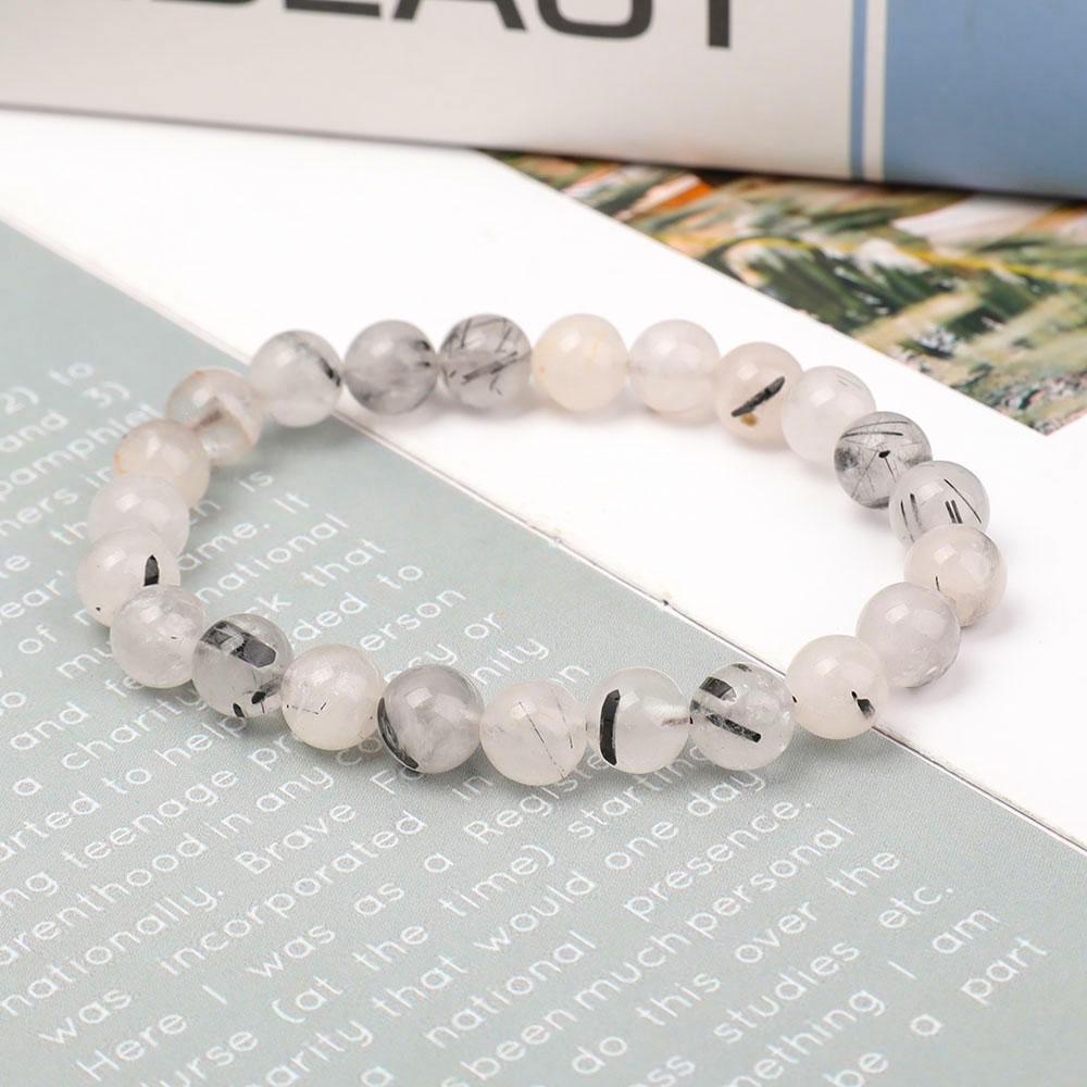 8mm Black Tourmaline Bracelet Wholesale Crystals