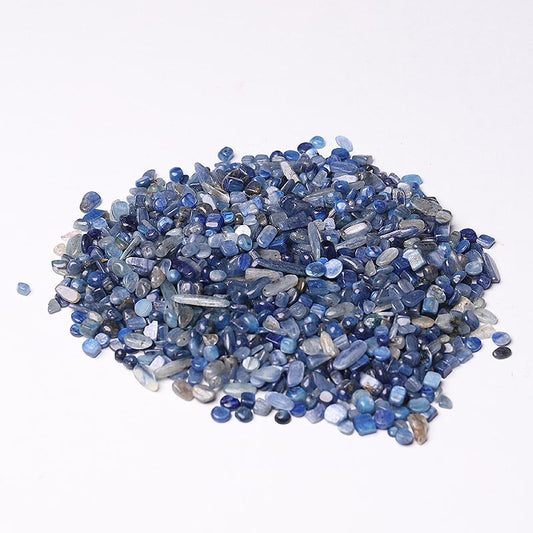 0.1kg 5-7mm Natural Blue Kyanite Chips Wholesale Crystals