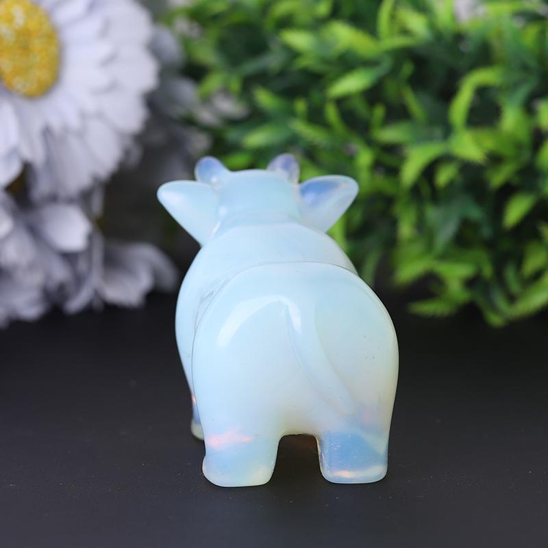 3.5" Opalite Cow Crystal Carving Wholesale Crystals