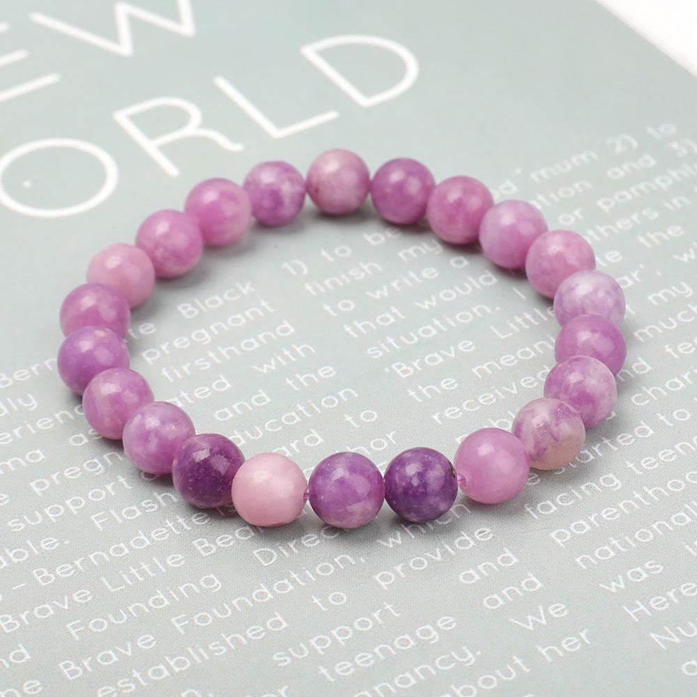 8mm Purple Mica Bracelet Wholesale Crystals