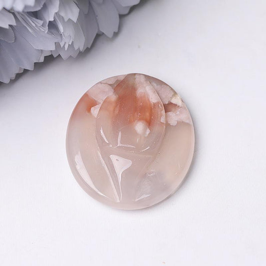 1.5" Flower Agate Crystal Carvings Wholesale Crystals