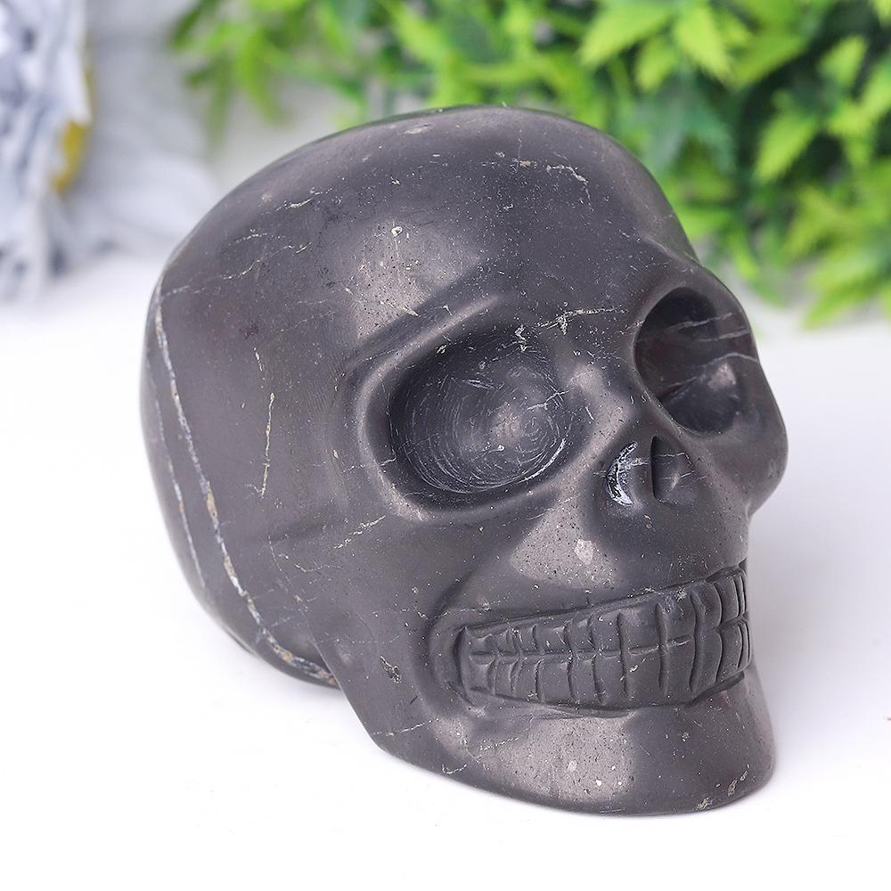 Shcungite Crystal Skull Carvings Wholesale Crystals