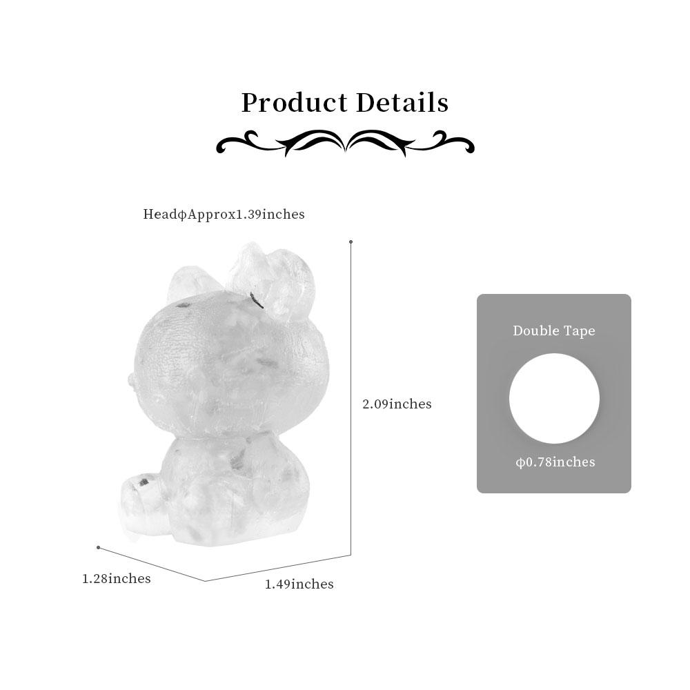 Crystal Chips Infused Hello Kitty Resin Figurines Wholesale Crystals