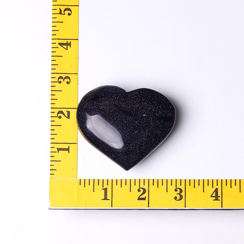 2.5-3.0" Blue Sandstone Heart Shape Crystal Carvings Wholesale Crystals