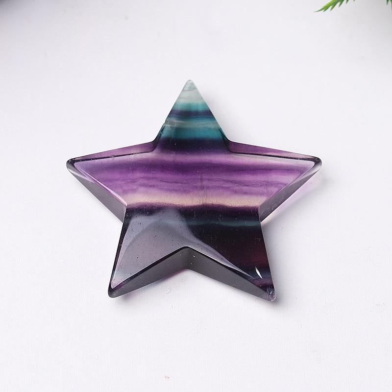 2" Fluorite Star Crystal Carvings Wholesale Crystals