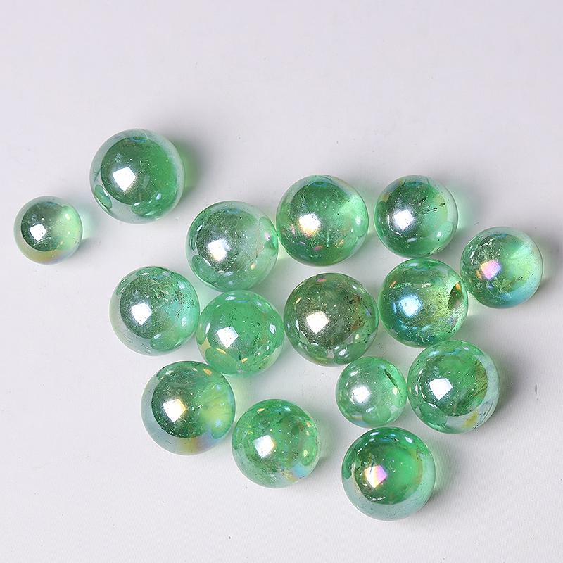 0.25kg Aura Green Crystal Sphere Wholesale Crystals