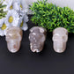 Flower Agate Crystal Skull Carvings Wholesale Crystals