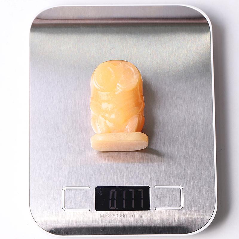 2.5" Yellow Jade Minions Crystal Carvings Wholesale Crystals