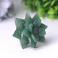 2" Green Aventurine Flower Crystal Carving Wholesale Crystals