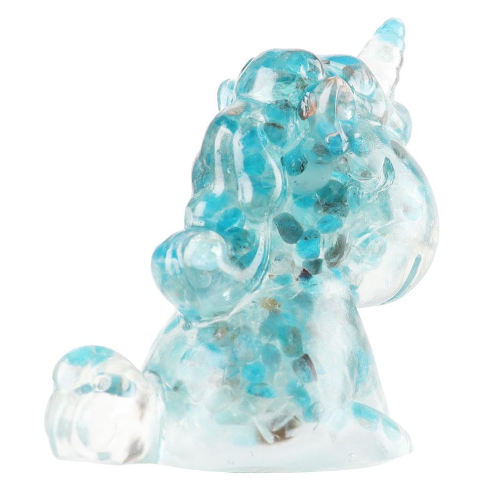 Blue Apatite Crystal Chips Resin Unicorn Wholesale Crystals