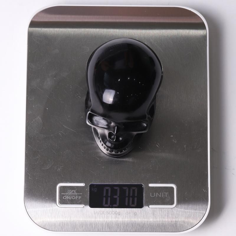 Black Obsidian Skull Crystal Carvings for Halloween Wholesale Crystals