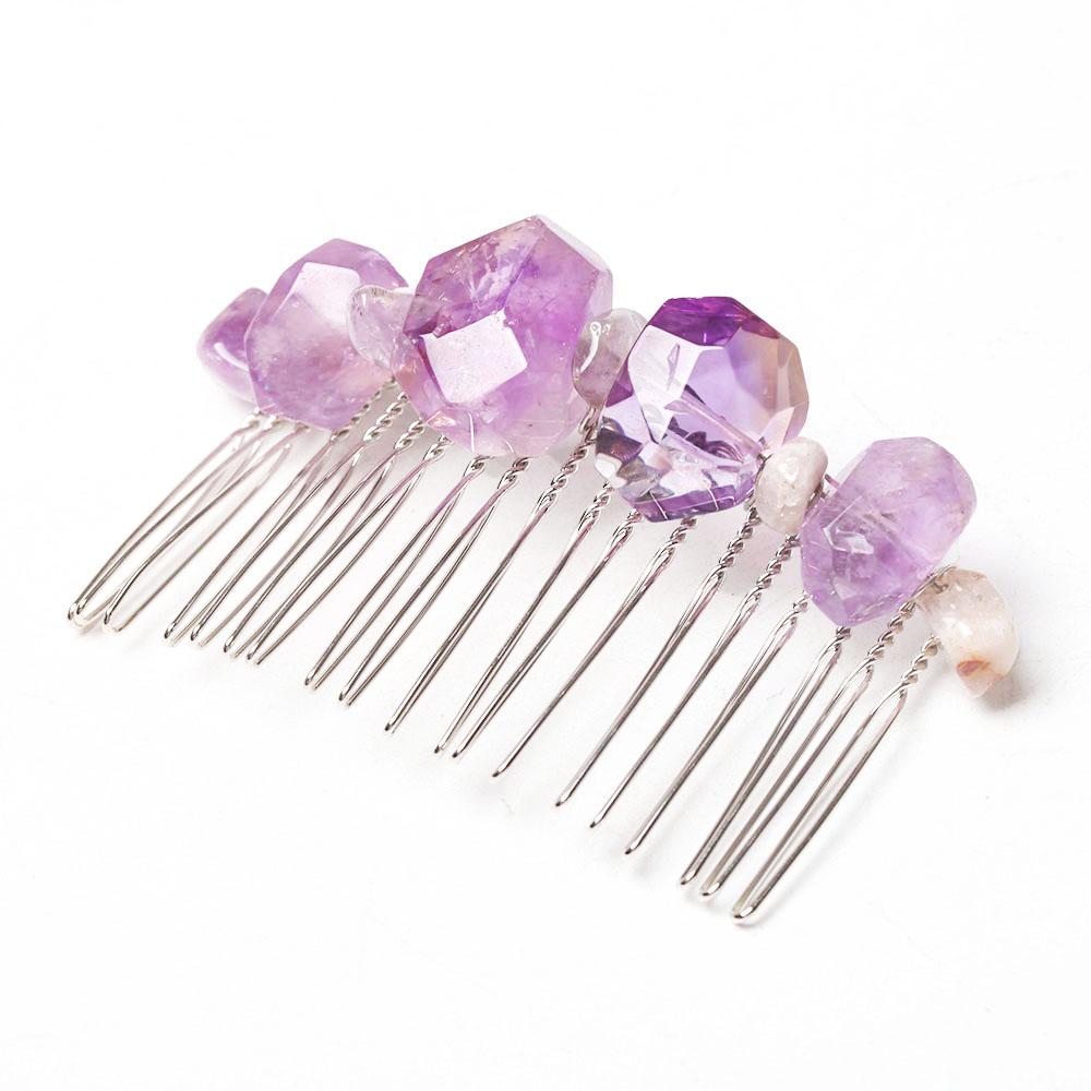 Amethyst Crystal Crown Comb Wholesale Crystals