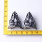 3.5" Terahertz Dragon Head Crystal Hematite Carvings Wholesale Crystals