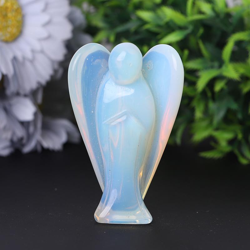 3" Opalite Angel Crystal Carvings Wholesale Crystals