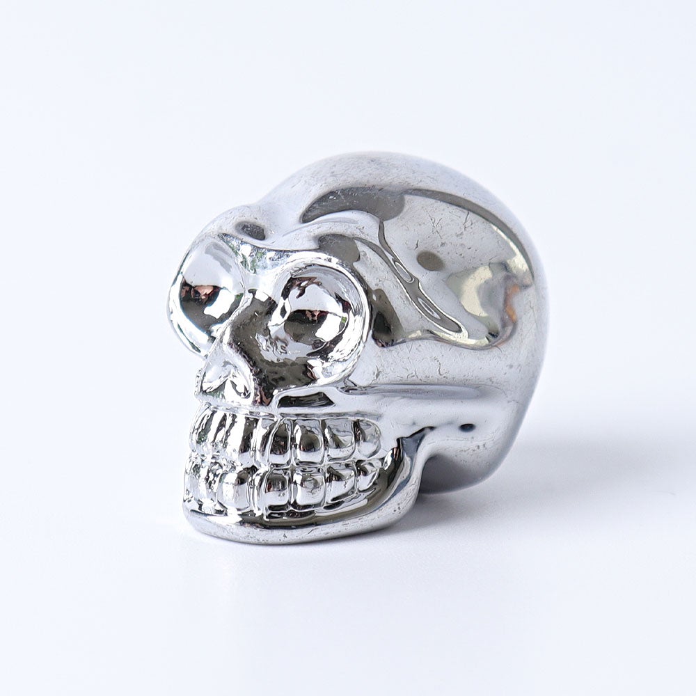 1" Aura Skull  Angel Crystal Carvings （Random sending color） Wholesale Crystals