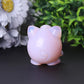 2" Pink Opalite Jigglypuff Carving Figurine Healing Decoration Wholesale Crystals