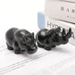 Black Obsidian Rhino Carvings Wholesale Crystals