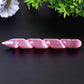 6" Aura Spiral Selenite Wand Wholesale Crystals