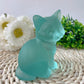 4.7" Glass Cat Crystal Carvings Wholesale Crystals
