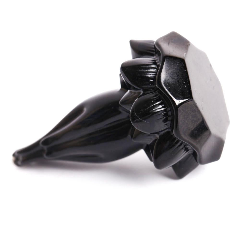 Black Obsidian Buddha Hand Carving Decoration Wholesale Crystals