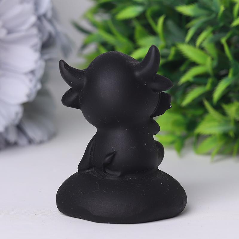 2" Black Obsidian Crystal Carvings Wholesale Crystals